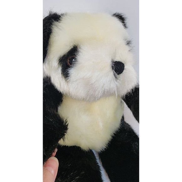 It's All Greek to Me Panda Bear Plush Stuffed Animal Soft Fuzzy 12 Inches Sits - Picture 4 of 9